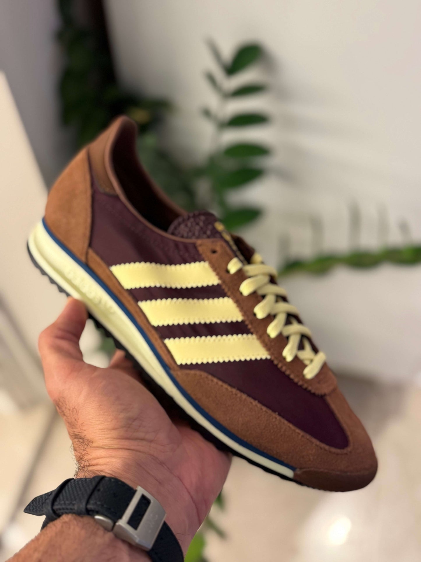 Adidas SL72 Burgundy/Brn/Yellow