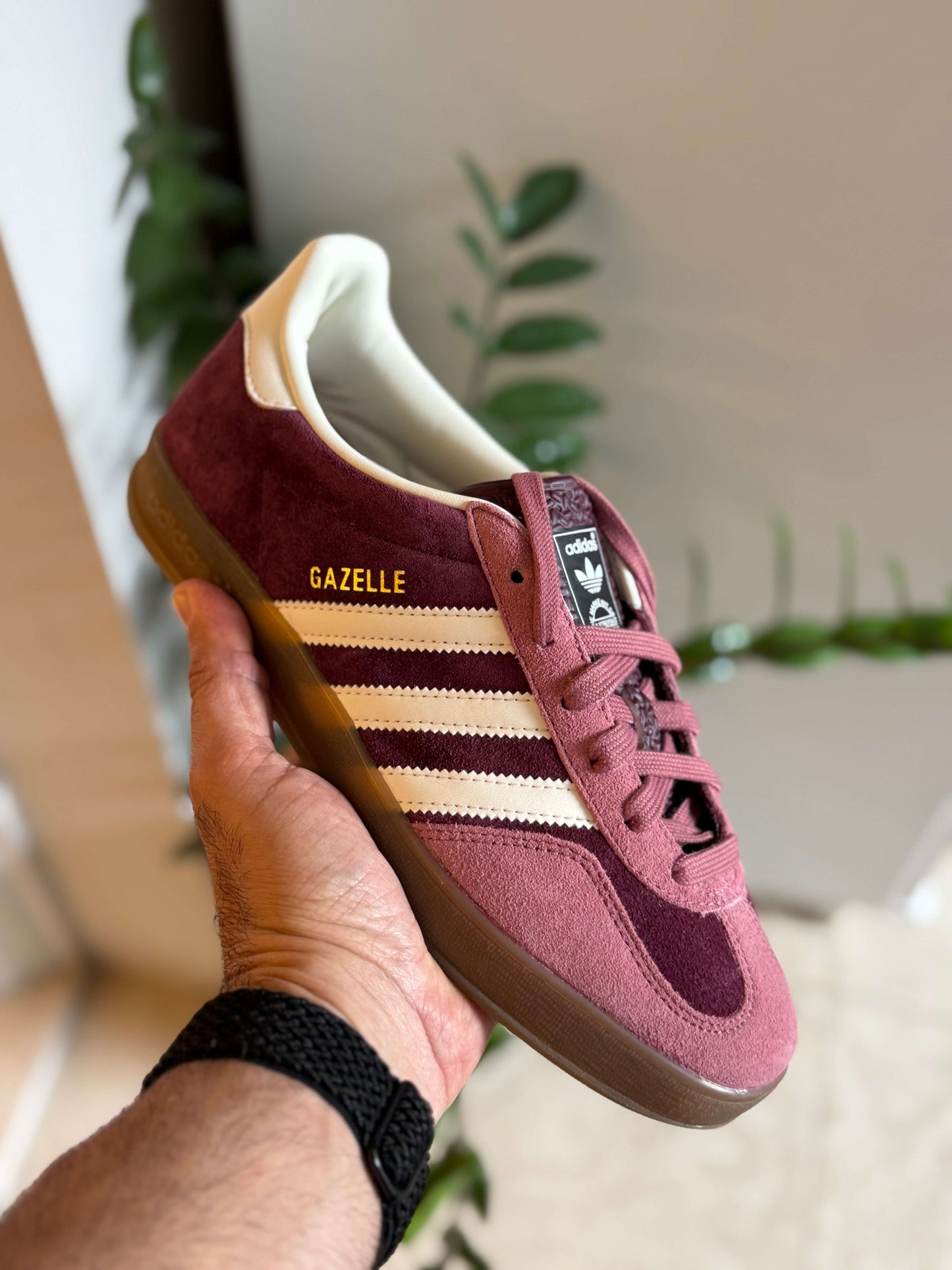 Adidas Gazelle Indoor Maroon/Light Pink