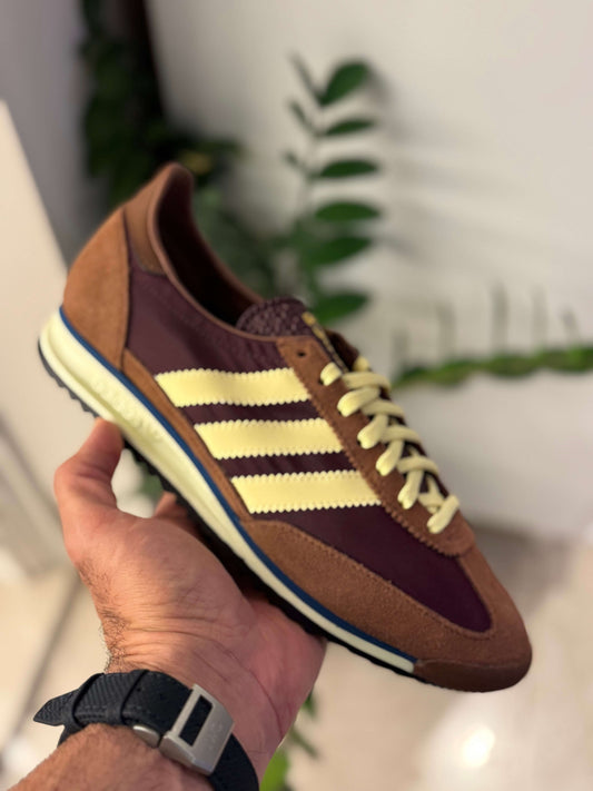 Adidas SL72 Burgundy/Brn/Yellow